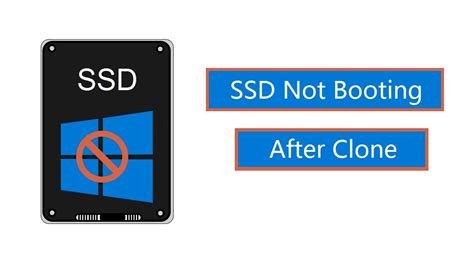 clone disk to ssd not booting|make disk bootable after clone.